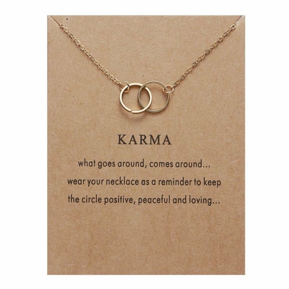 🔥HOT SALE🔥 Double Circle Karma Boho Necklace